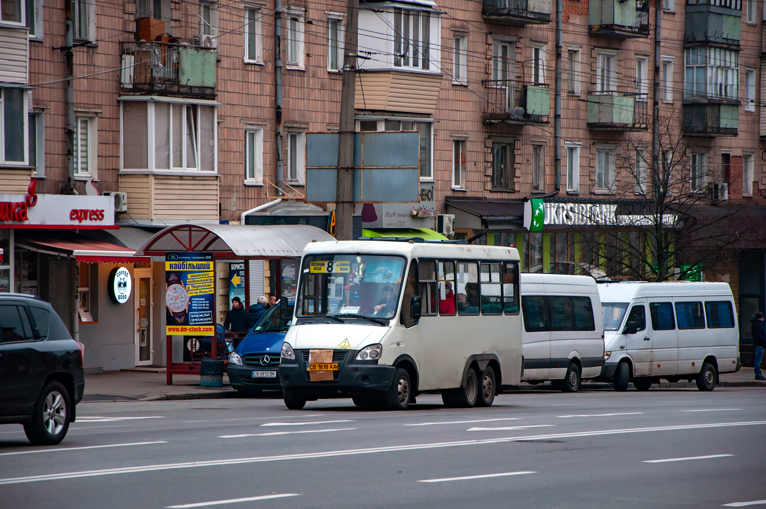 Черниговская область, БАЗ-3215 "Дельфин Макси" № CB 1818 AA