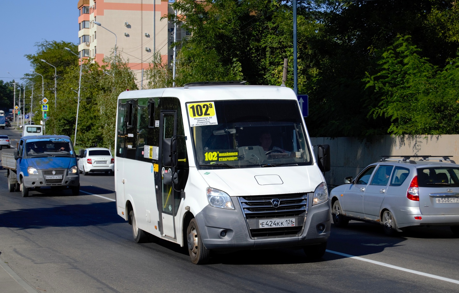 Ставропольский край, ГАЗ-A64R45 Next № Е 424 КК 126