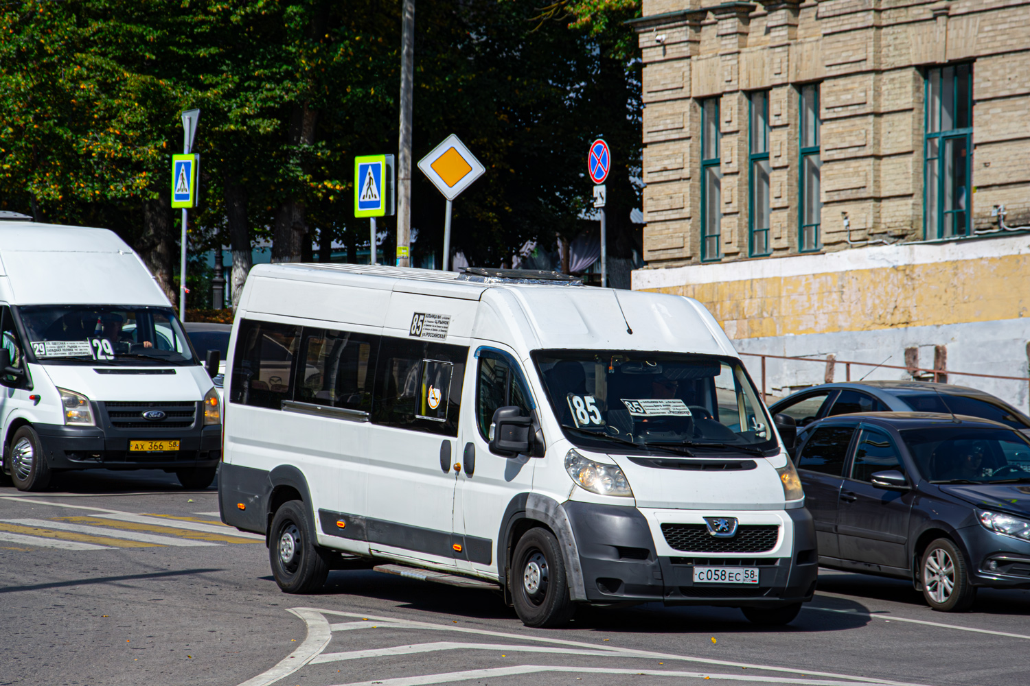 Пензенская область, Нижегородец-2227SK (Peugeot Boxer) № С 058 ЕС 58