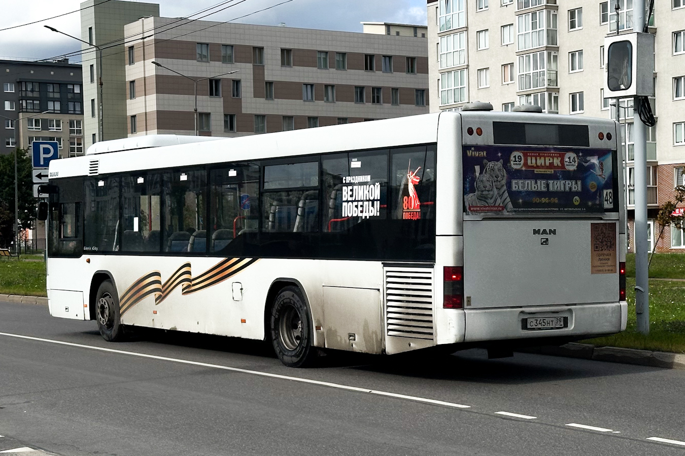 Калининградская область, MAN A78 Lion's City TÜ EL283 № С 345 НТ 39