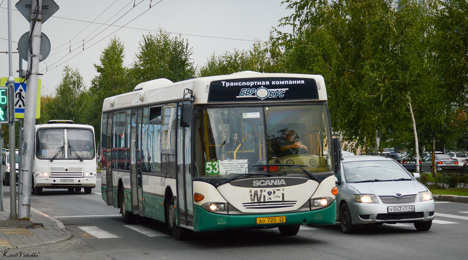 Алтайский край, Scania OmniLink I (Скания-Питер) № АО 720 22