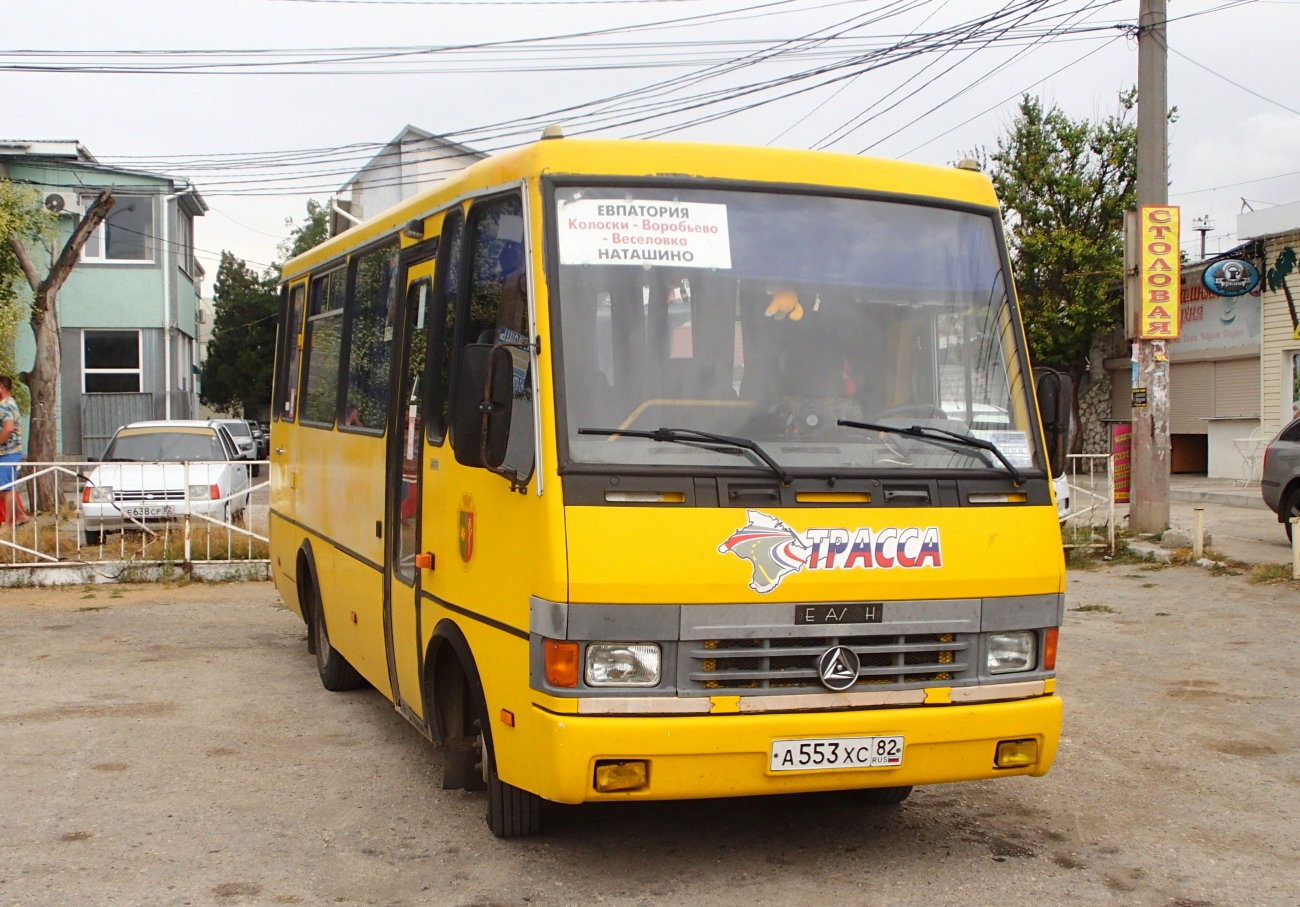 Республика Крым, БАЗ-А079.13ш № А 553 ХС 82