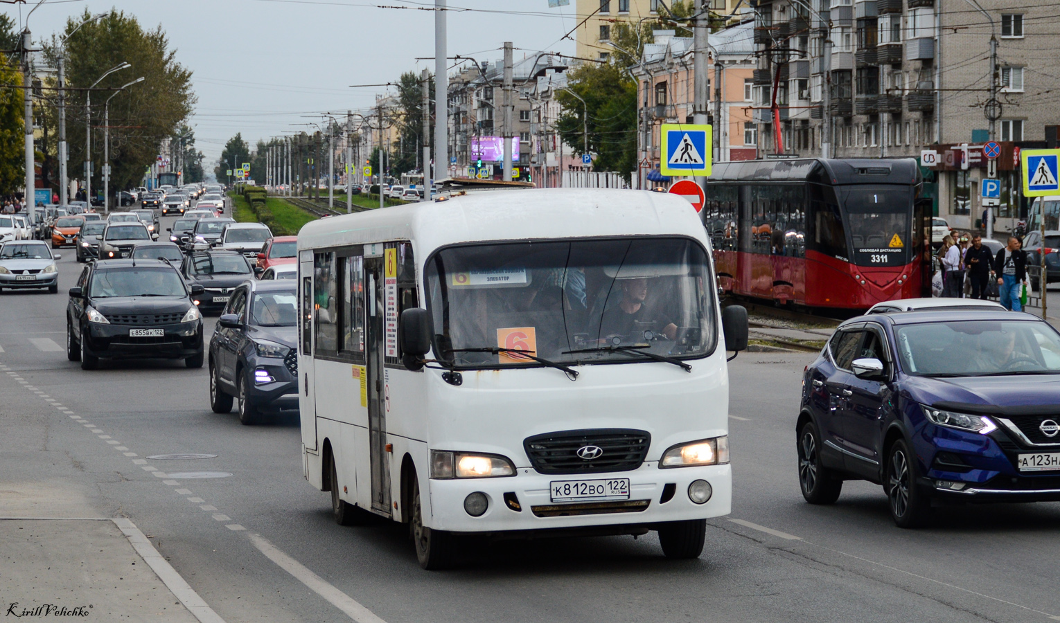Алтайский край, Hyundai County LWB (ТагАЗ) № К 812 ВО 122
