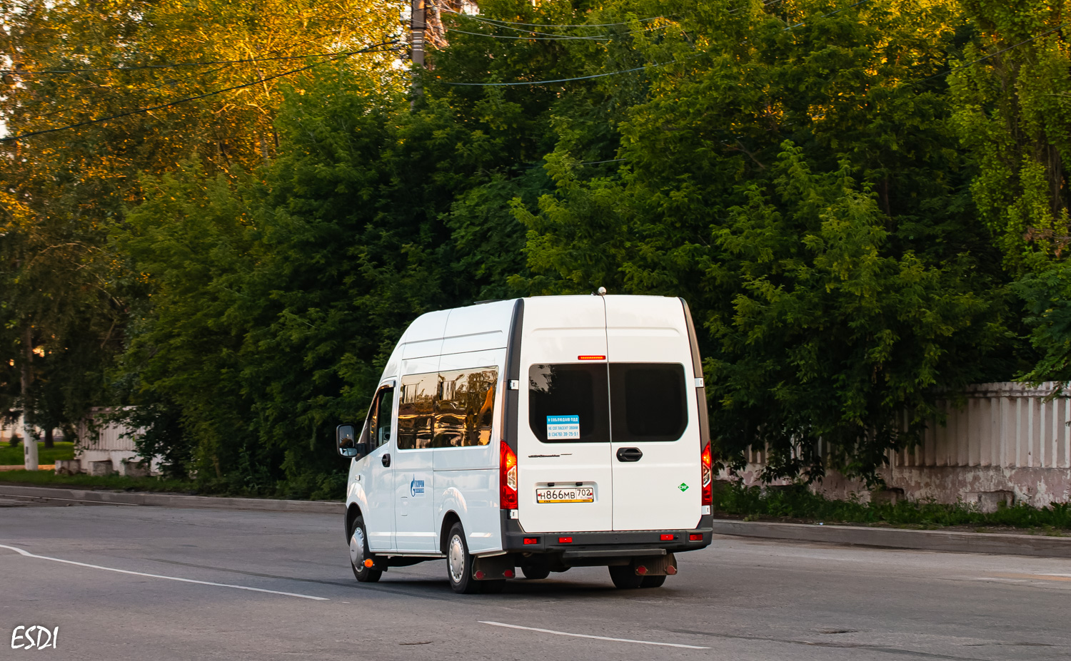 Башкортостан, ГАЗ-A65R25 Next № Н 866 МВ 702