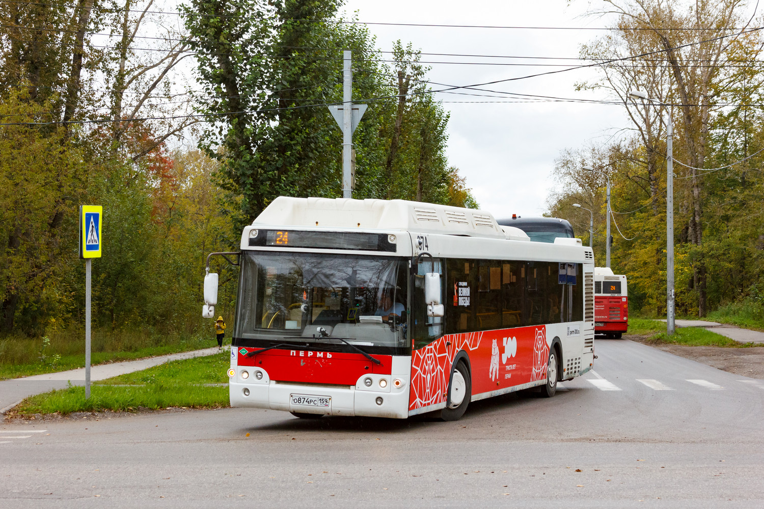 Пермский край, ЛиАЗ-5292.67 (CNG) № О 874 РС 159