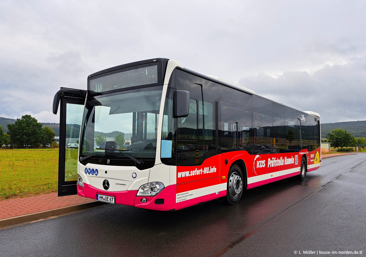 Нижняя Саксония, Mercedes-Benz Citaro C2 hybrid № 67