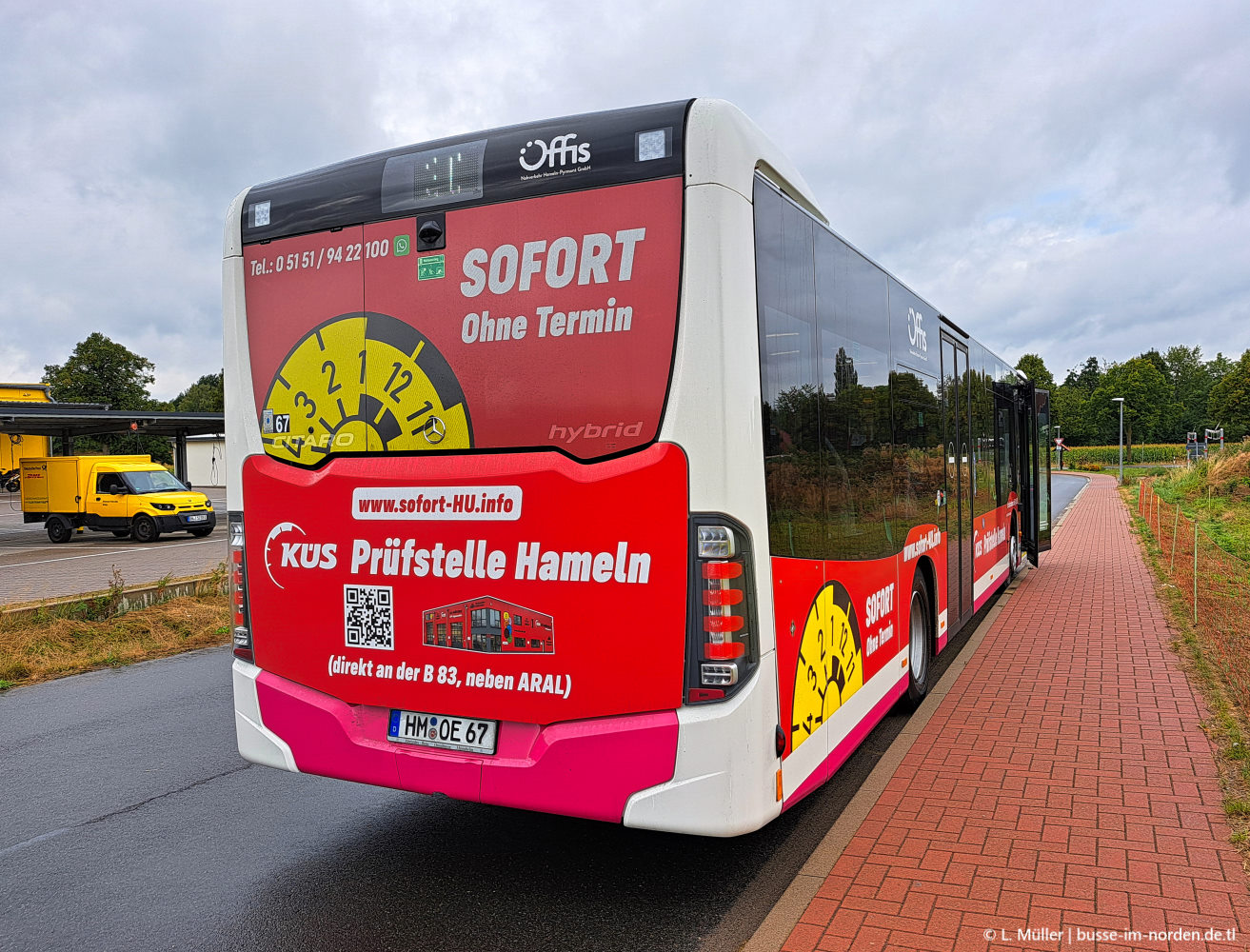 Нижняя Саксония, Mercedes-Benz Citaro C2 hybrid № 67