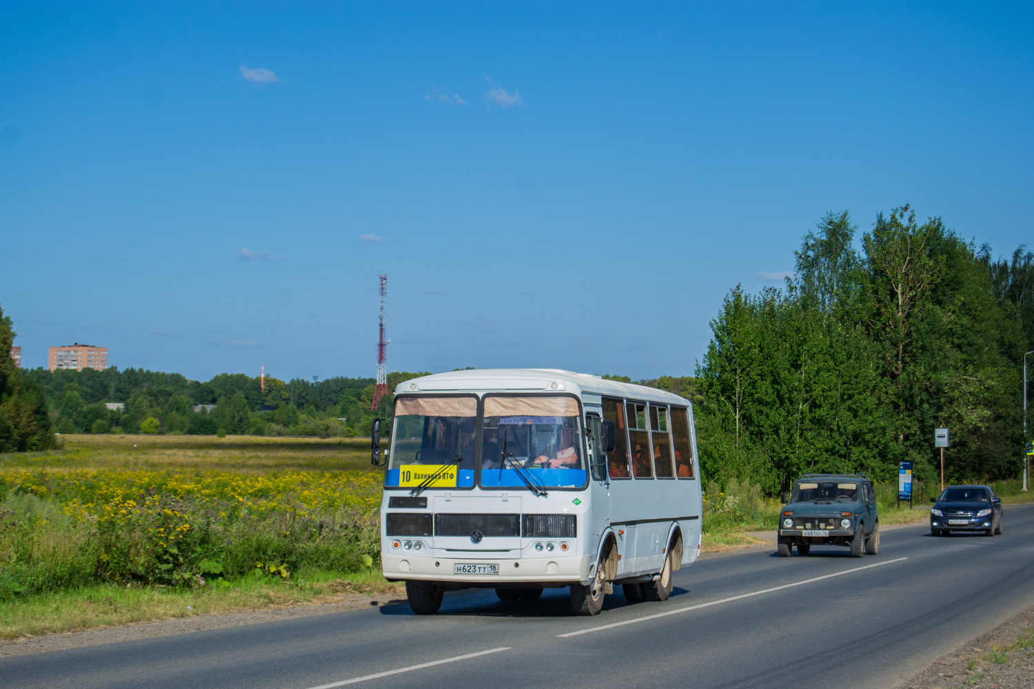 Удмуртия, ПАЗ-320540-12 № Н 623 ТТ 18
