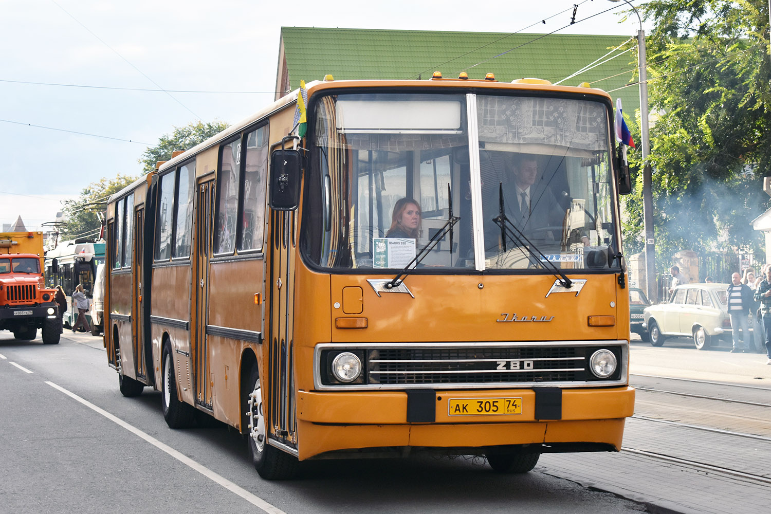 Челябинская область, Ikarus 280.02 № АК 305 74; Челябинская область — ЧелТранспортФест 2025