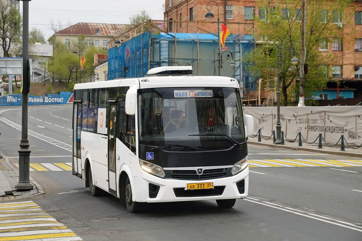 Приморский край, ПАЗ-320435-04 "Vector Next" № АВ 333 25