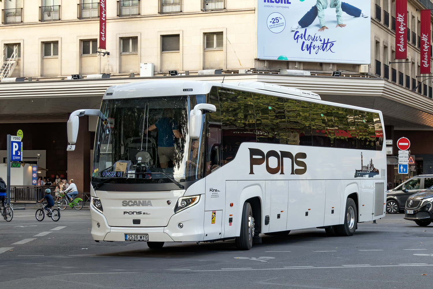 Испания, Scania Touring HD 12.8 № 2536 MYG