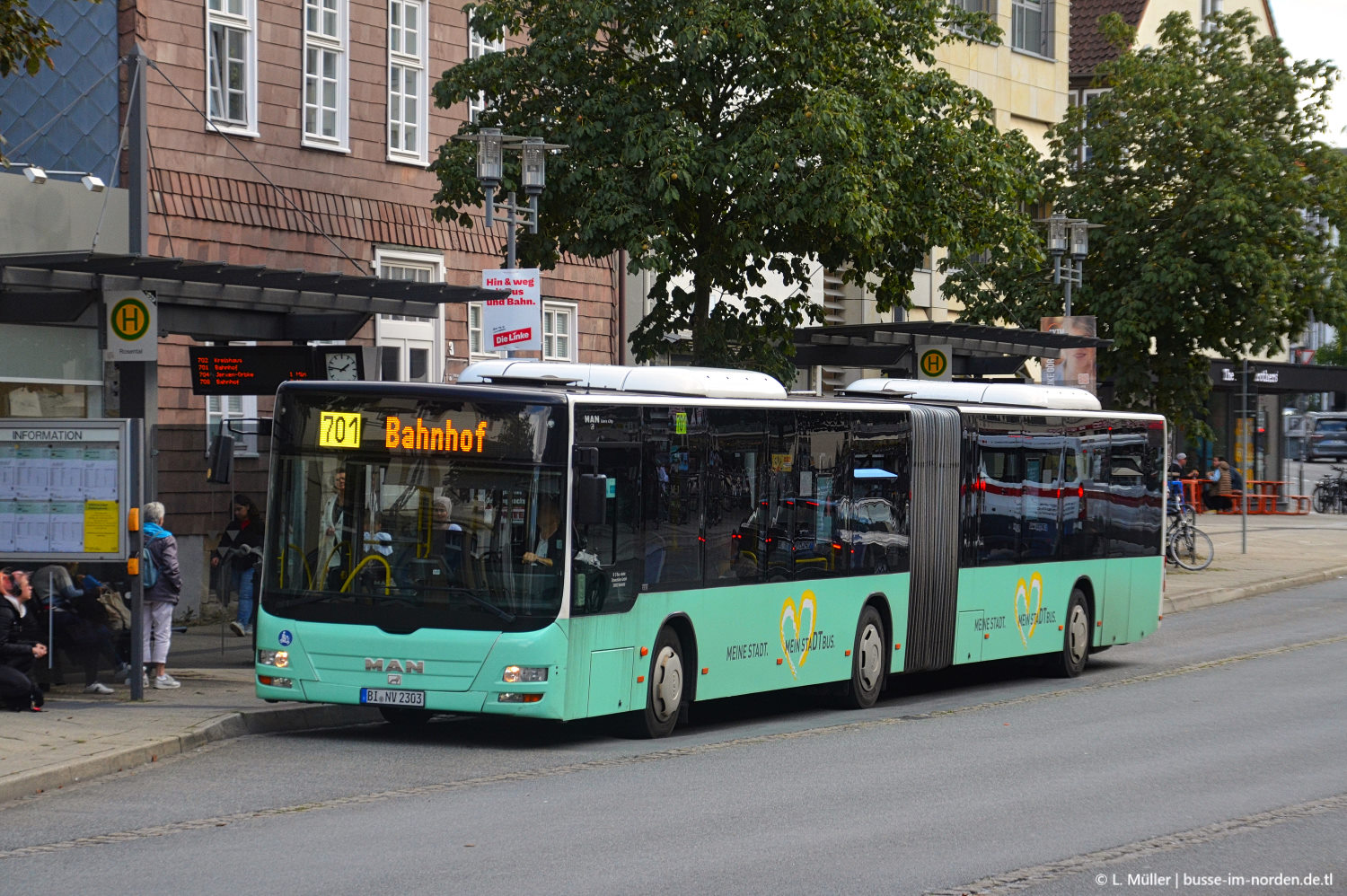 Северный Рейн-Вестфалия, MAN A23 Lion's City G NG323 № BI-NV 2303