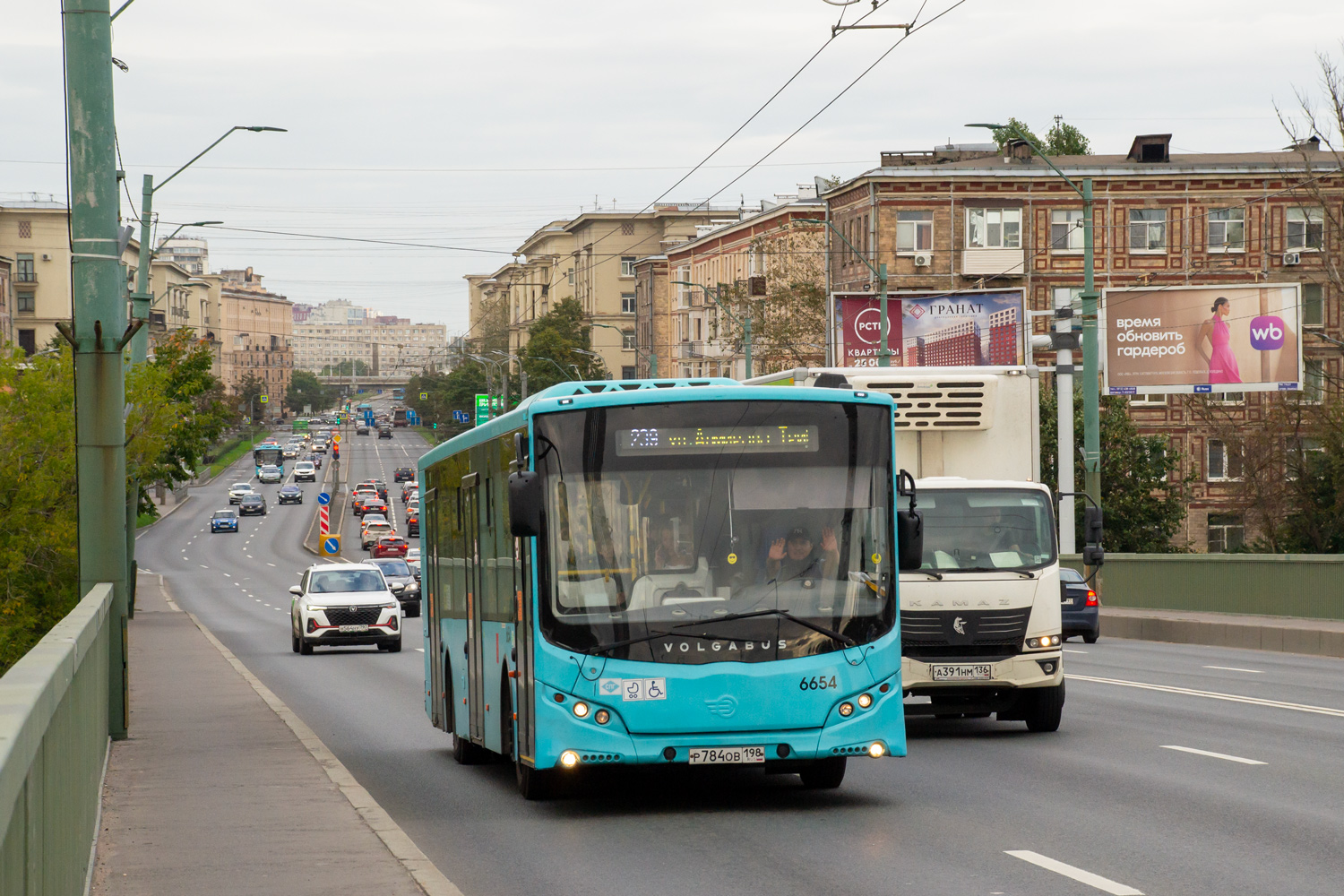 Санкт-Петербург, Volgabus-5270.G4 (LNG) № 6654
