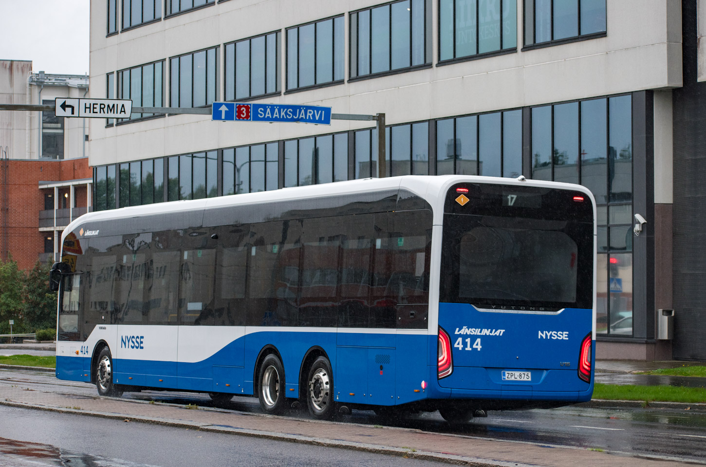 Финляндия, Yutong U15 № 414