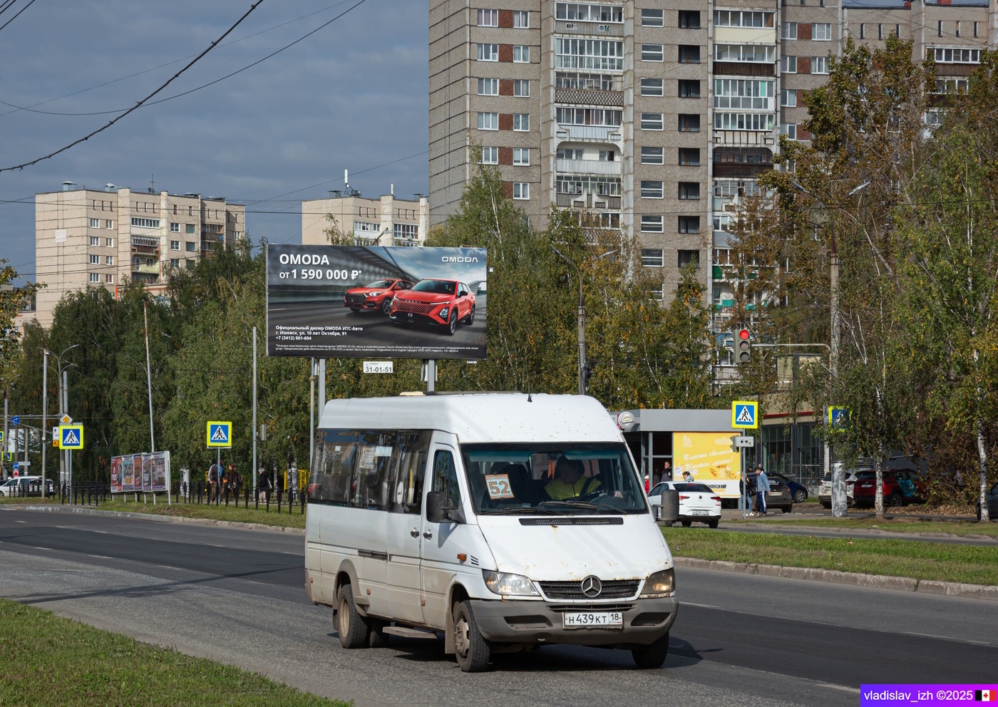 Удмуртия, Луидор-223203 (MB Sprinter Classic) № Н 439 КТ 18