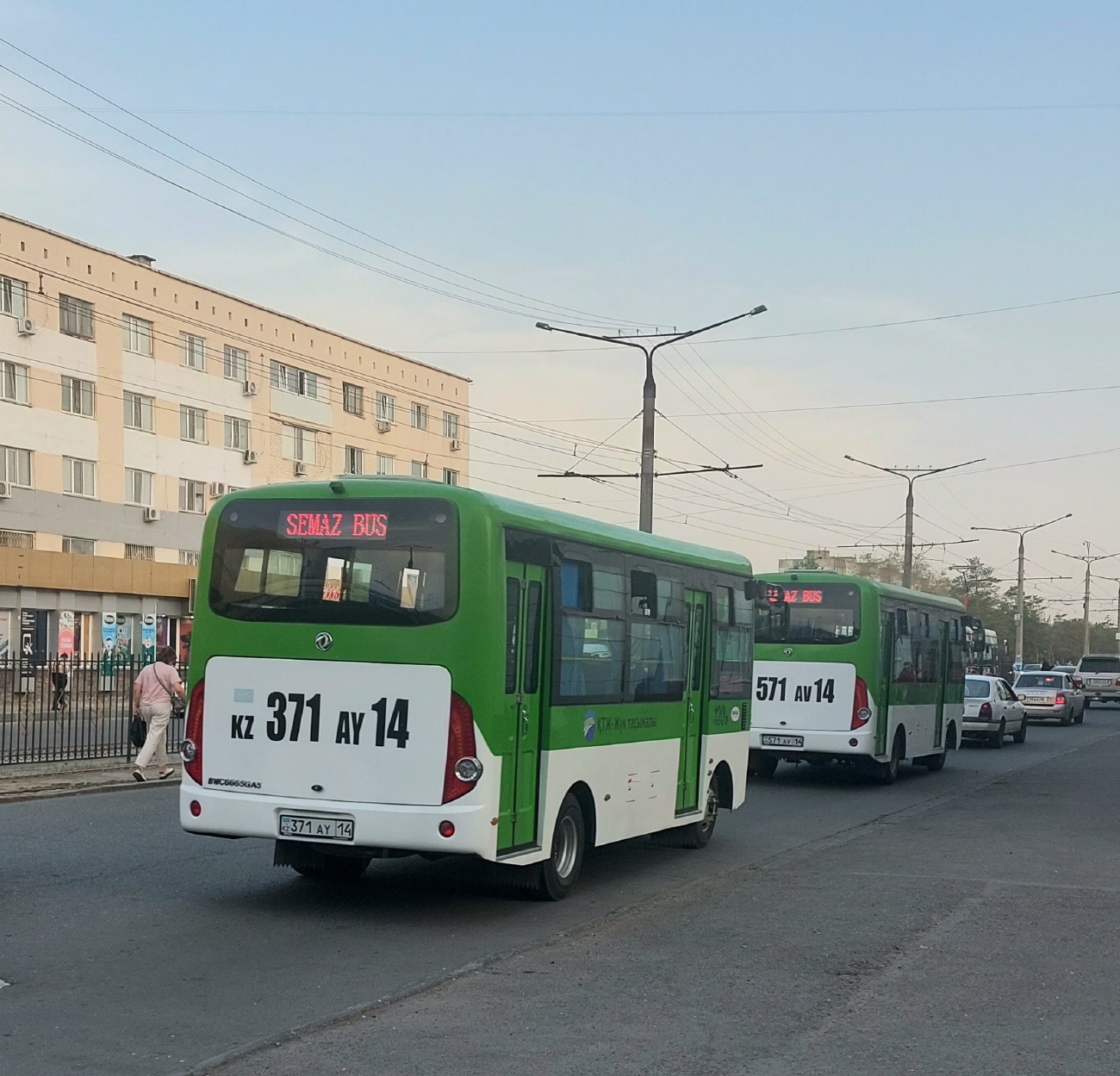 Павлодарская область, Dongfeng BWC6665GA5 (Qilu/СемАЗ) № 371 AY 14