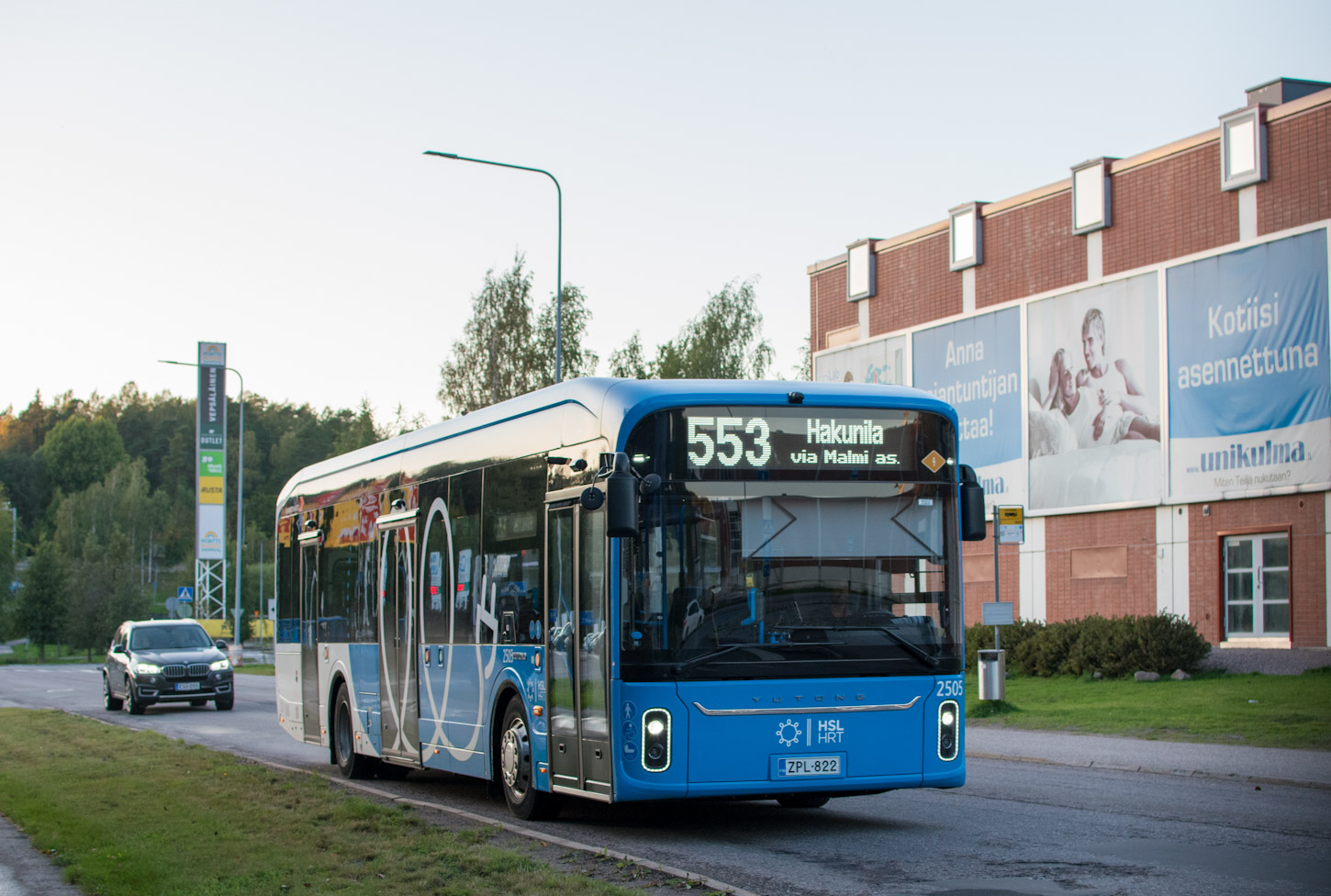 Финляндия, Yutong U12 № 2505