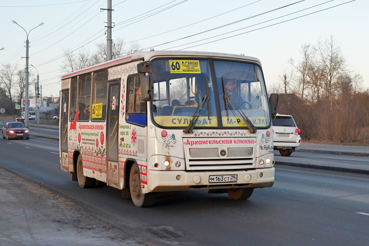 Архангельская область, ПАЗ-320302-08 № М 163 СТ 29