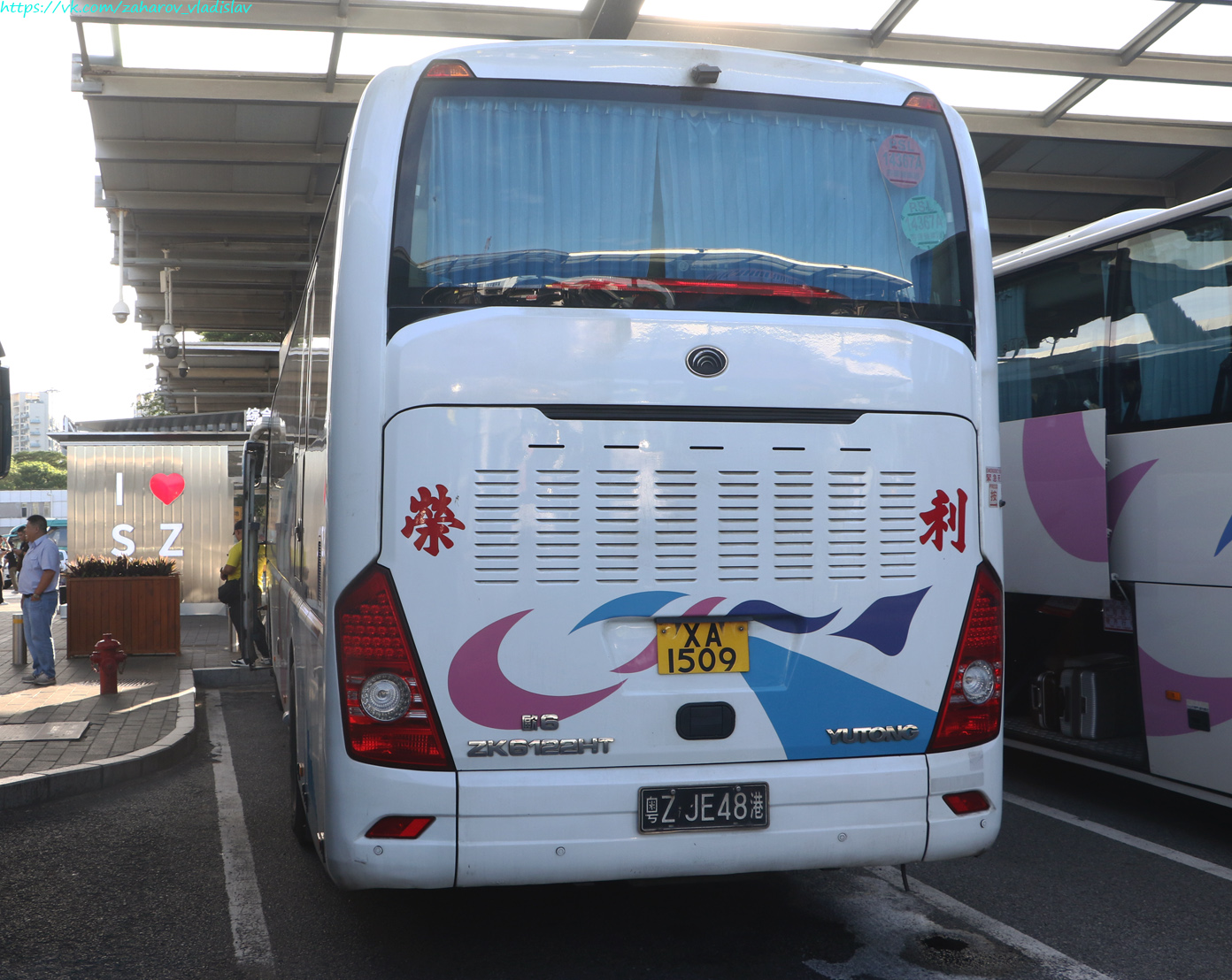 Гонконг, Yutong ZK6122HT № 粤Z JE48港