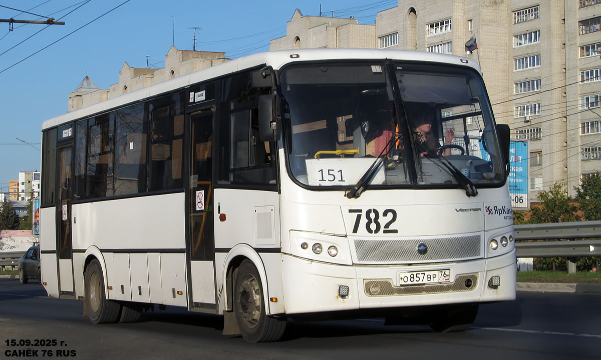 Ярославская область, ПАЗ-320414-05 "Вектор" (1-1) № 782