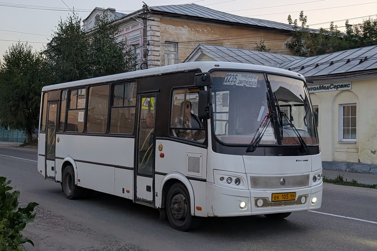 Костромская область, ПАЗ-320412-05 "Вектор" № ЕК 105 44