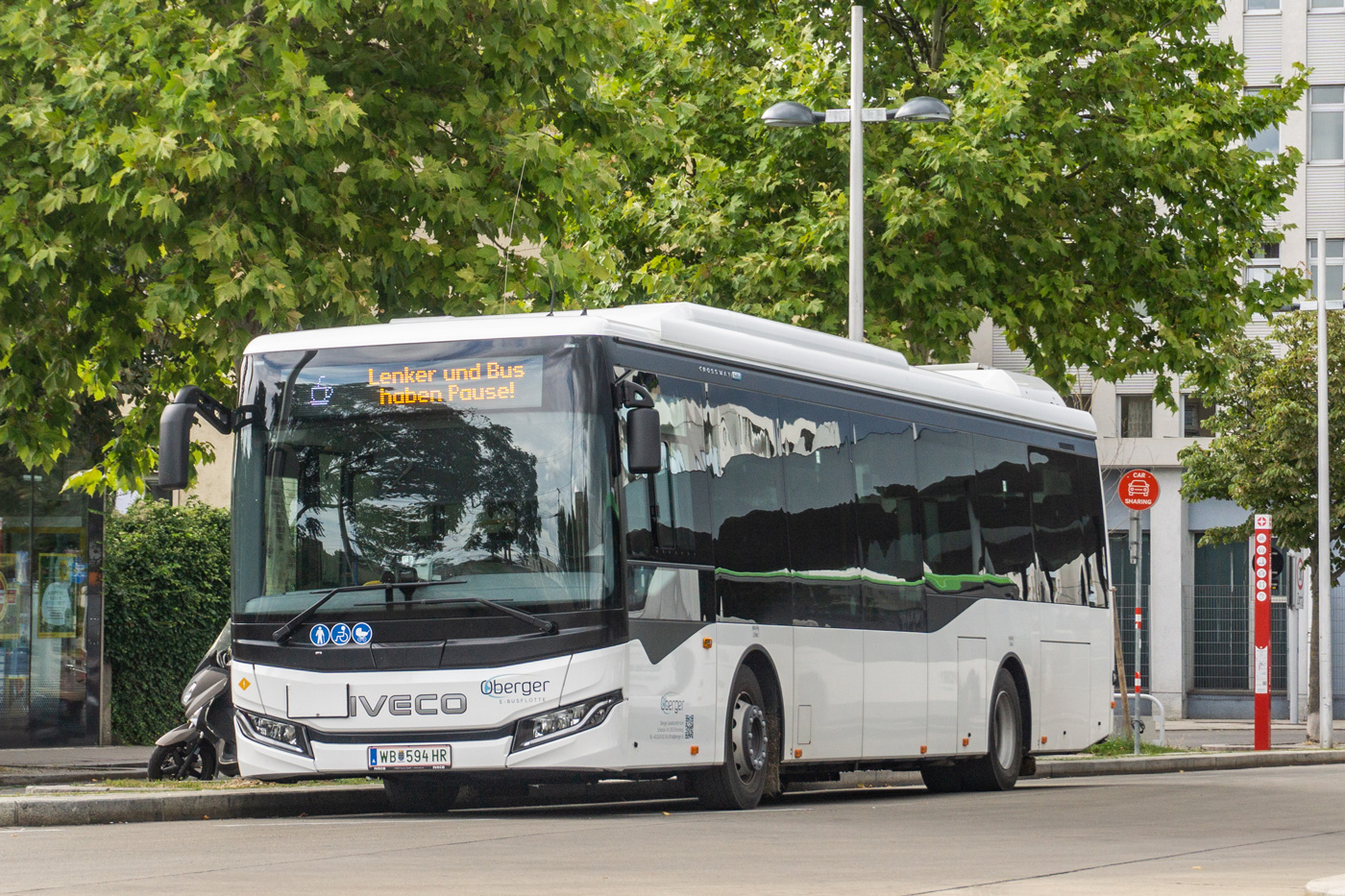 Австрия, IVECO Crossway LE LINE 12M ELEC № WB 594 HR
