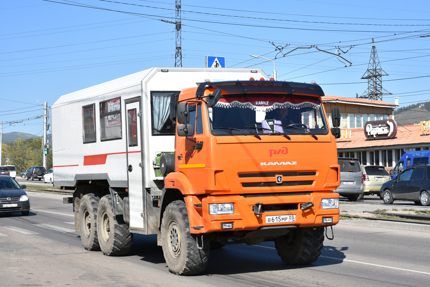 Бурятия, НефАЗ-4208-48 № В 615 МР 03