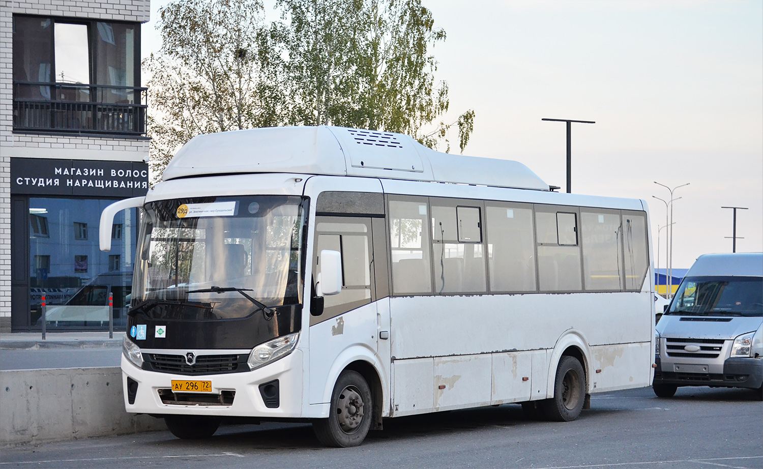 Тюменская область, ПАЗ-320415-14 "Vector Next" № АУ 296 72