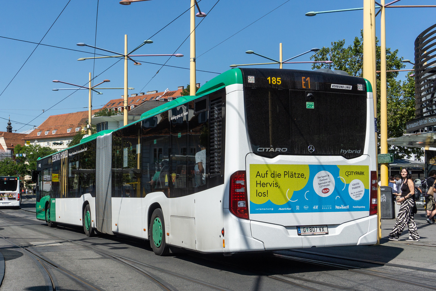 Австрия, Mercedes-Benz Citaro C2 G hybrid № 185