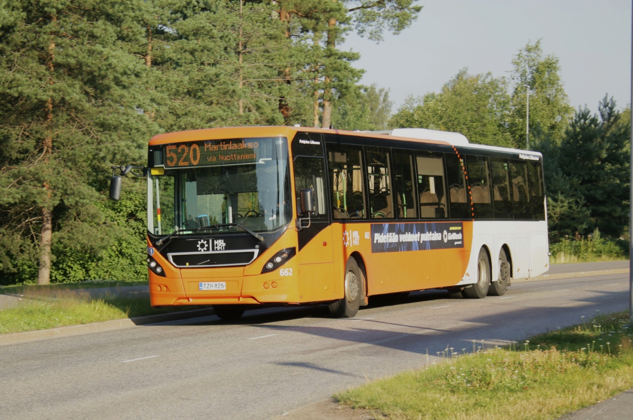 Финляндия, Volvo 8900BLE № 662