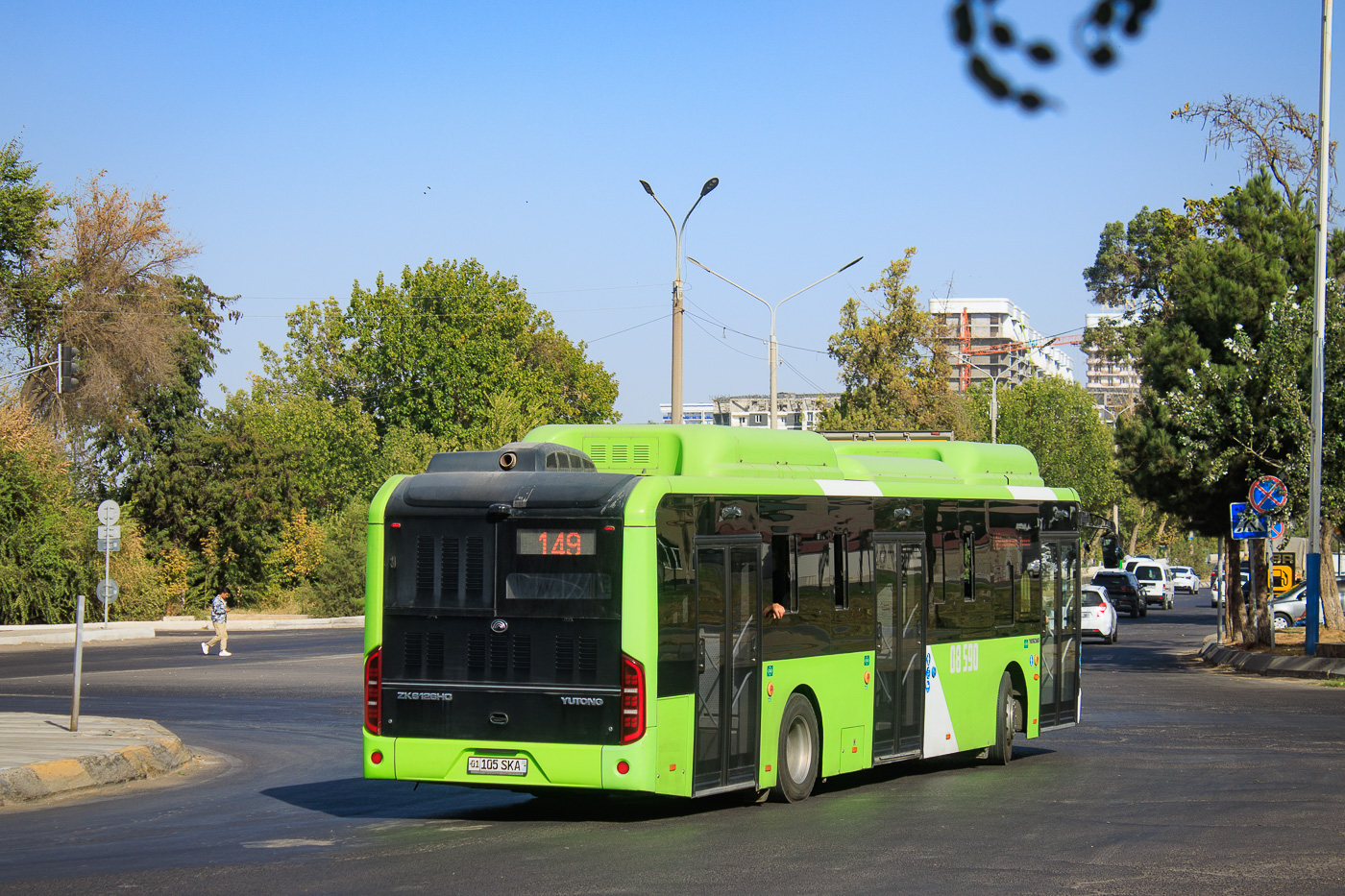 Узбекистан, Yutong ZK6126HG № 08590