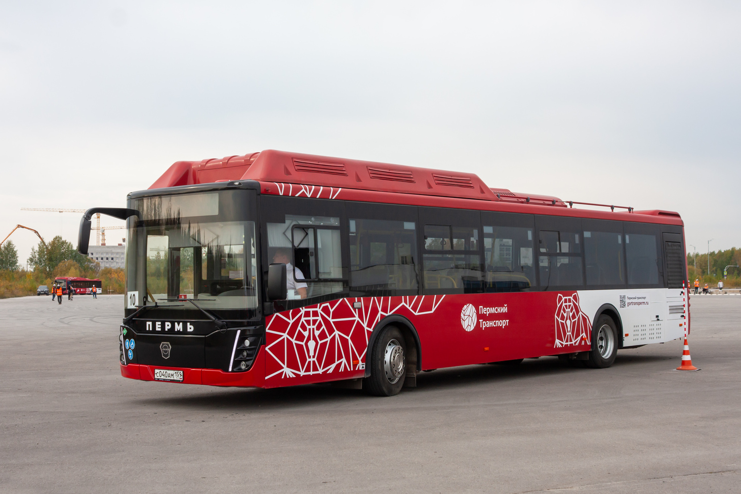 Пермский край, ЛиАЗ-5292.67 (CNG) № С 040 АМ 159; Пермский край — Конкурс профессионального мастерства «Лучший водитель автобуса Перми 2025»