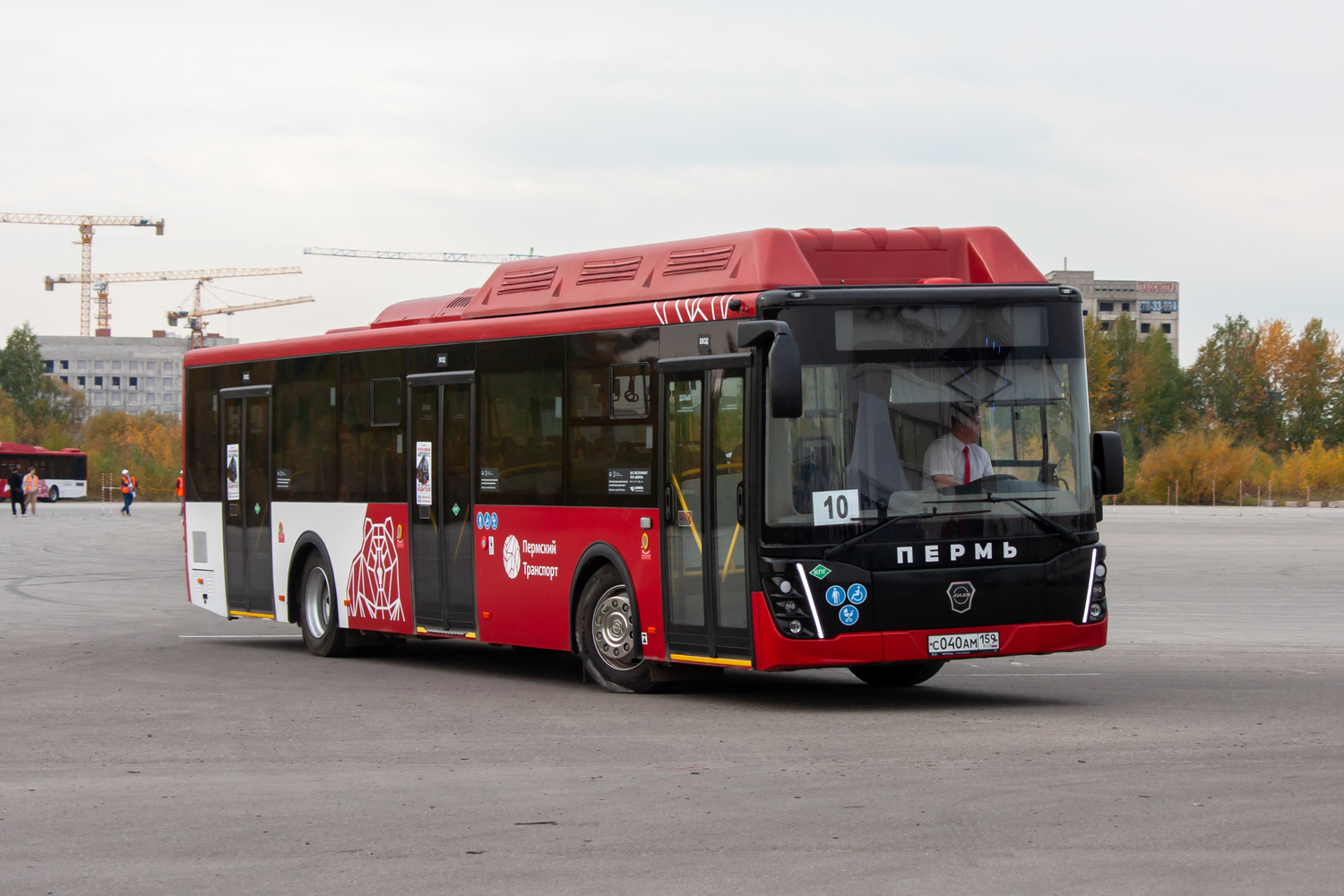 Пермский край, ЛиАЗ-5292.67 (CNG) № С 040 АМ 159; Пермский край — Конкурс профессионального мастерства «Лучший водитель автобуса Перми 2025»
