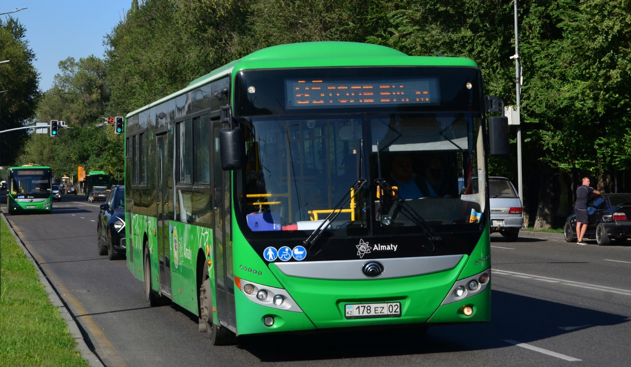 Алматы, Yutong ZK6118HGA (QazTehna) № 178 EZ 02