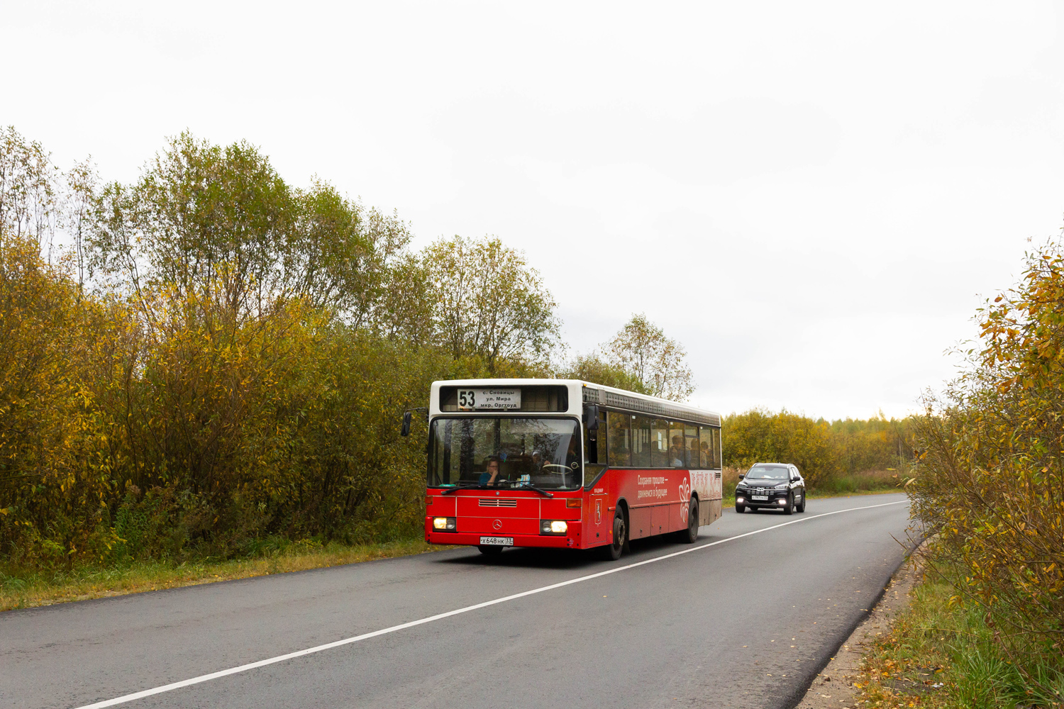 Владимирская область, Mercedes-Benz O405N № Х 648 НК 33