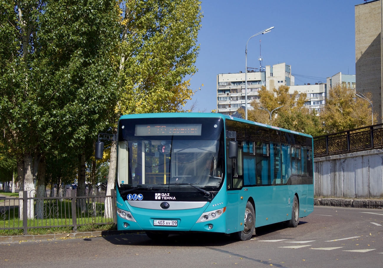 Карагандинская область, Yutong ZK6118HGA (QazTehna) № 403 AV 09