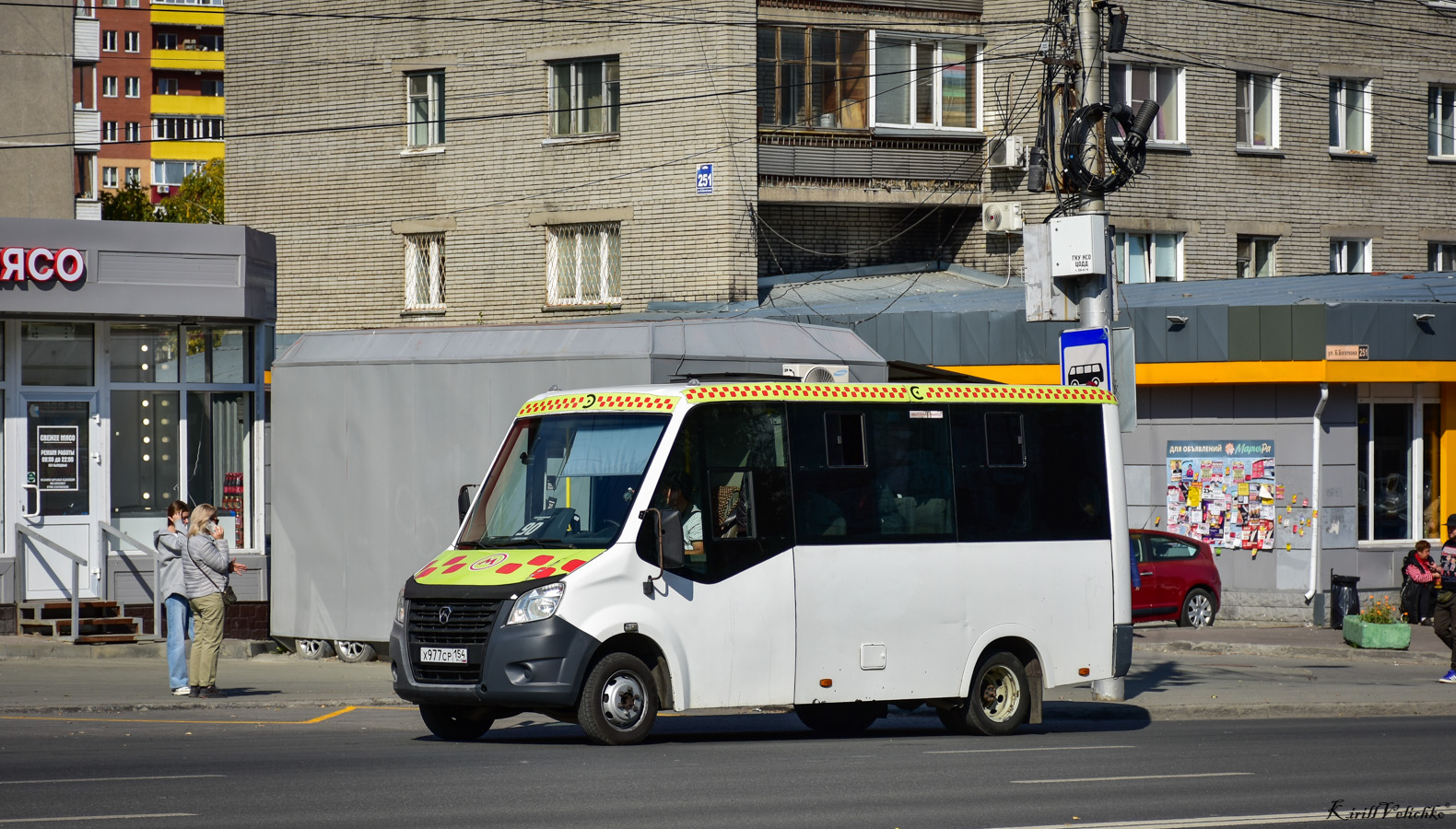 Новосибирская область, ГАЗ-A64R42 Next № Х 977 СР 154
