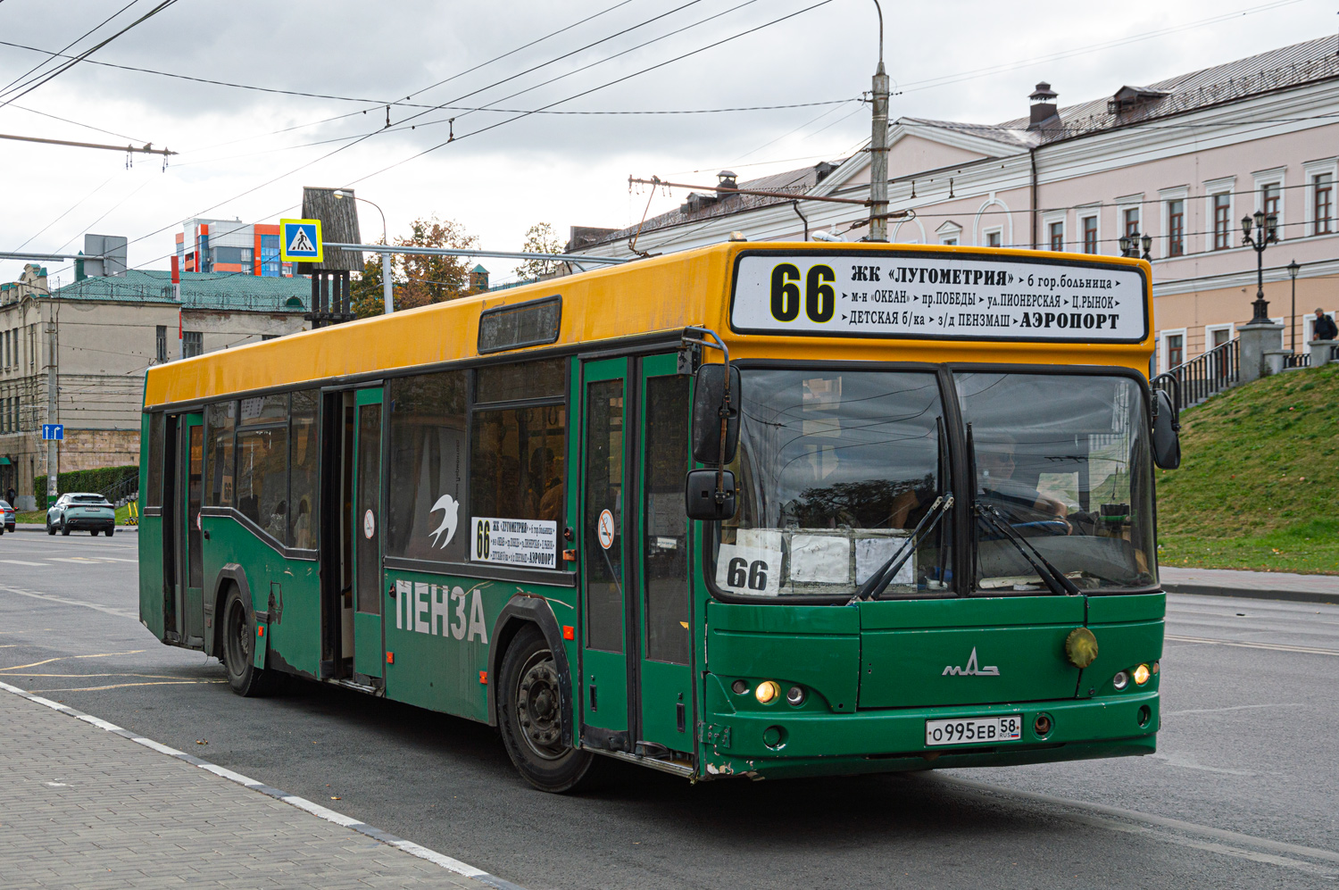 Пензенская область, МАЗ-103.465 № О 995 ЕВ 58