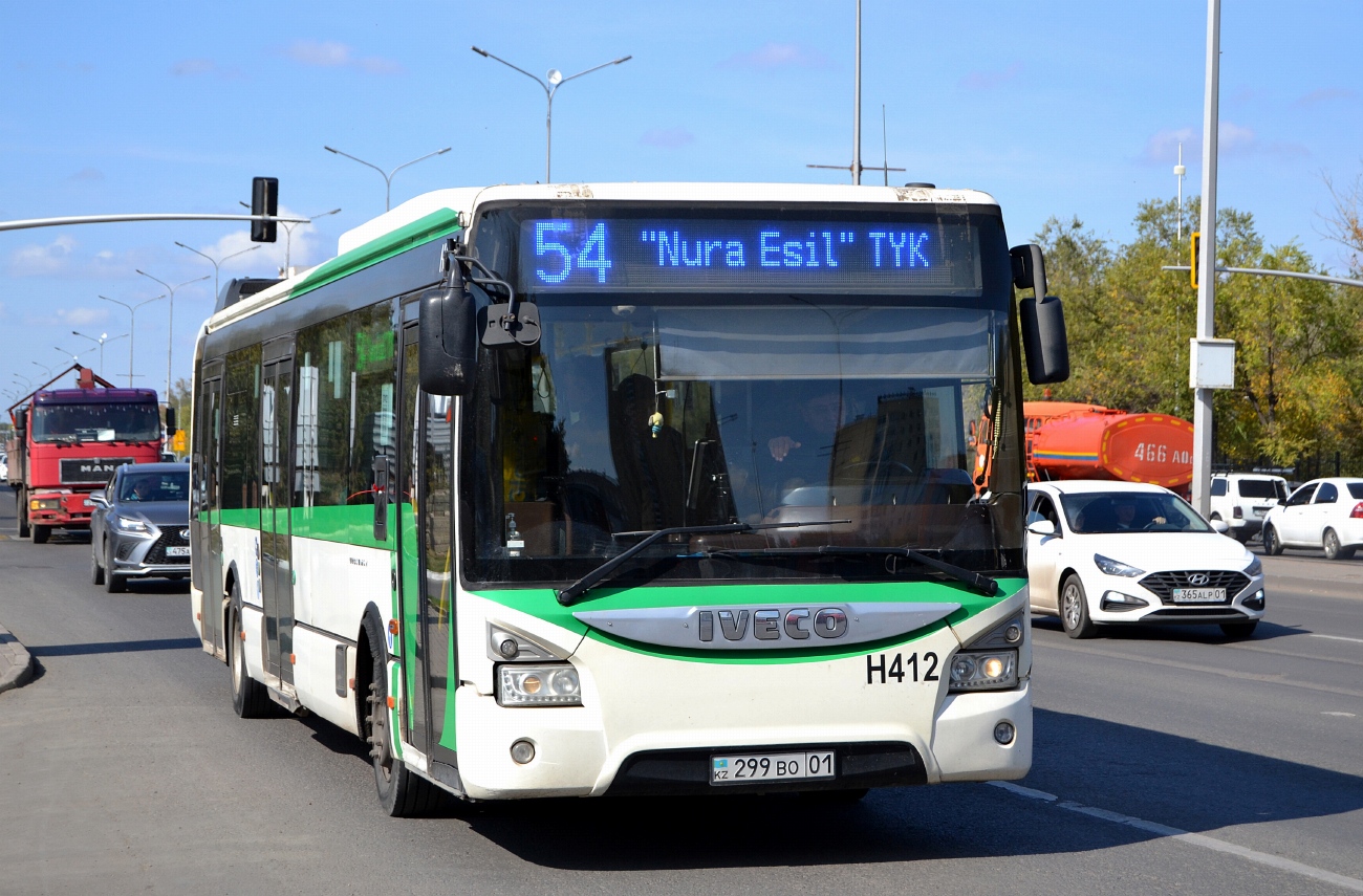 Астана, IVECO Urbanway 12M (СарыаркаАвтоПром) № H412