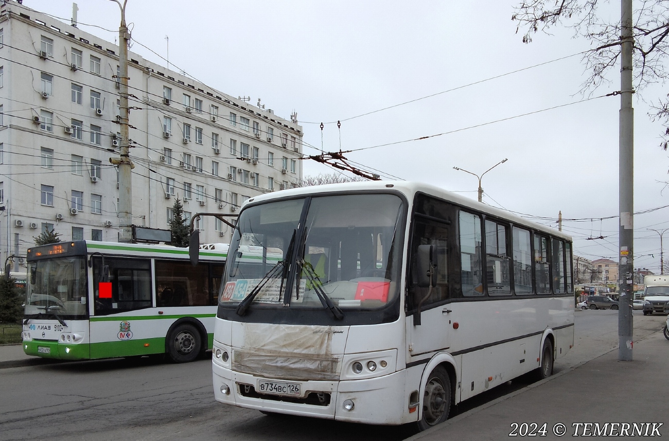Ростовская область, ПАЗ-320412-04 "Вектор" № В 734 ВС 126