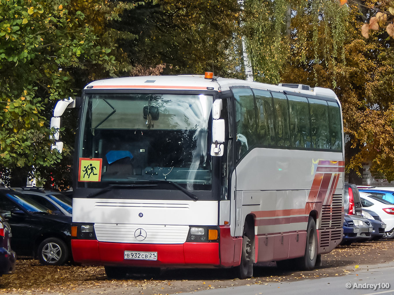 Чувашия, Mercedes-Benz O404-13RHD-L № В 932 СВ 21