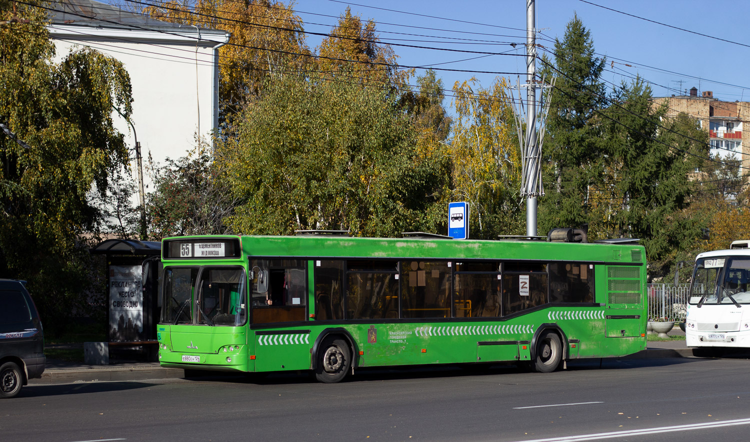 Красноярский край, МАЗ-103.476 № Е 880 ЕН 124