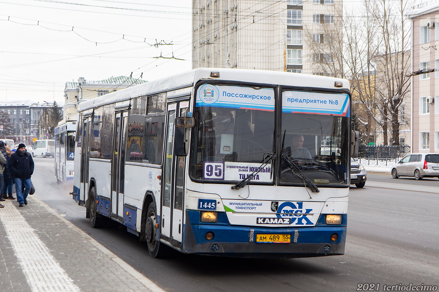 Омская область, НефАЗ-5299-20-15 № 1445