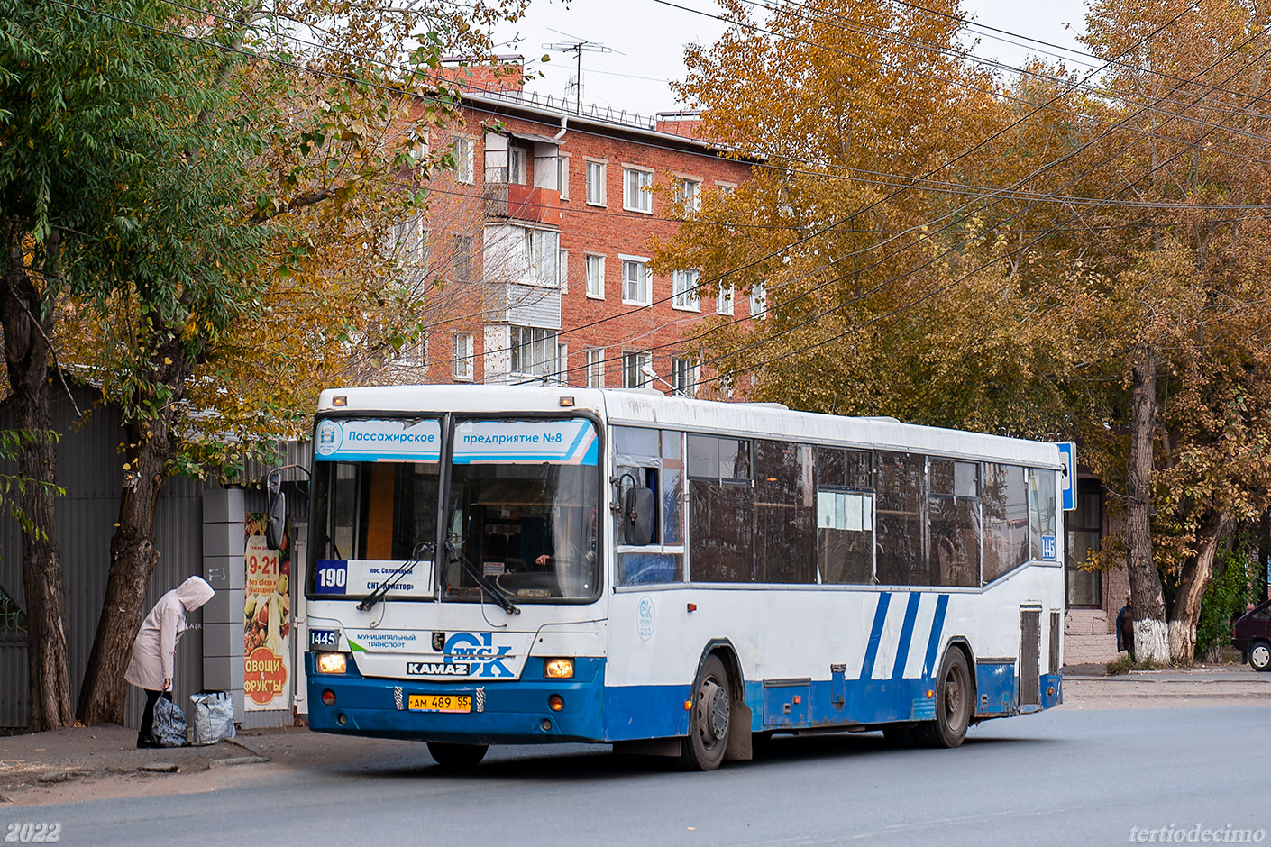 Омская область, НефАЗ-5299-20-15 № 1445