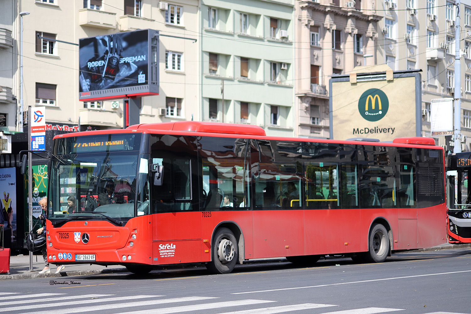 Сербия, Mercedes-Benz Conecto III hybrid № 70325 Сербия, Mercedes-Benz Conecto III hybrid № 70325