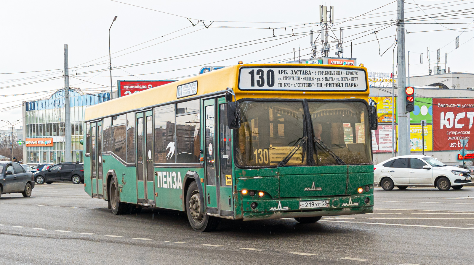 Пензенская область, МАЗ-103.465 № С 219 УС 58
