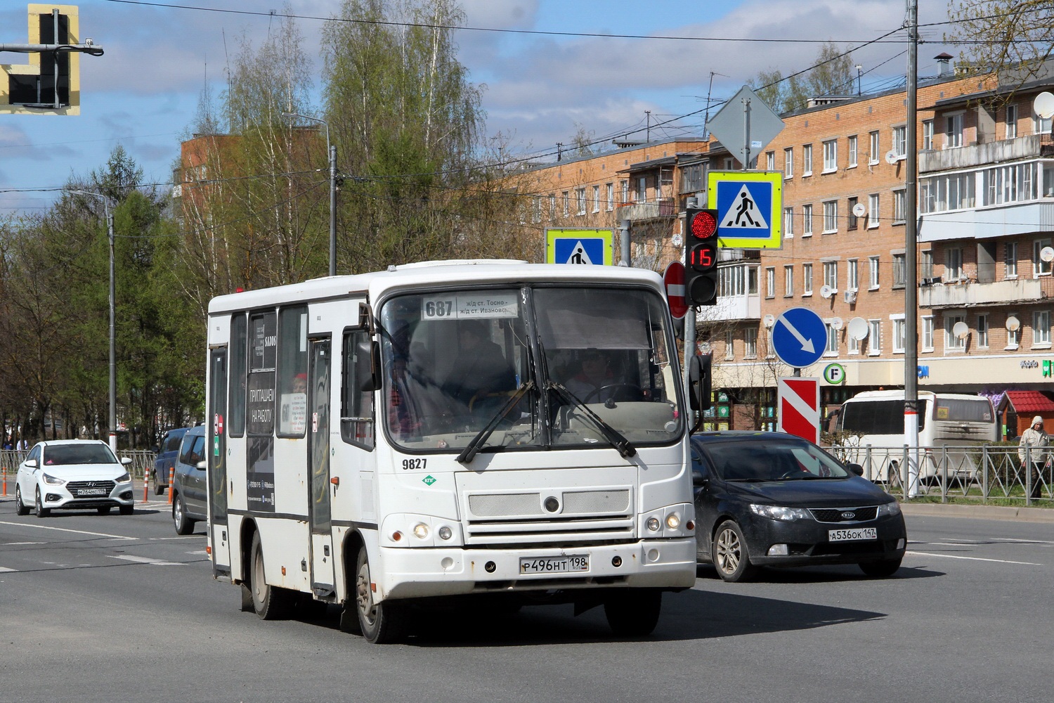 Ленинградская область, ПАЗ-320302-11 № 9827