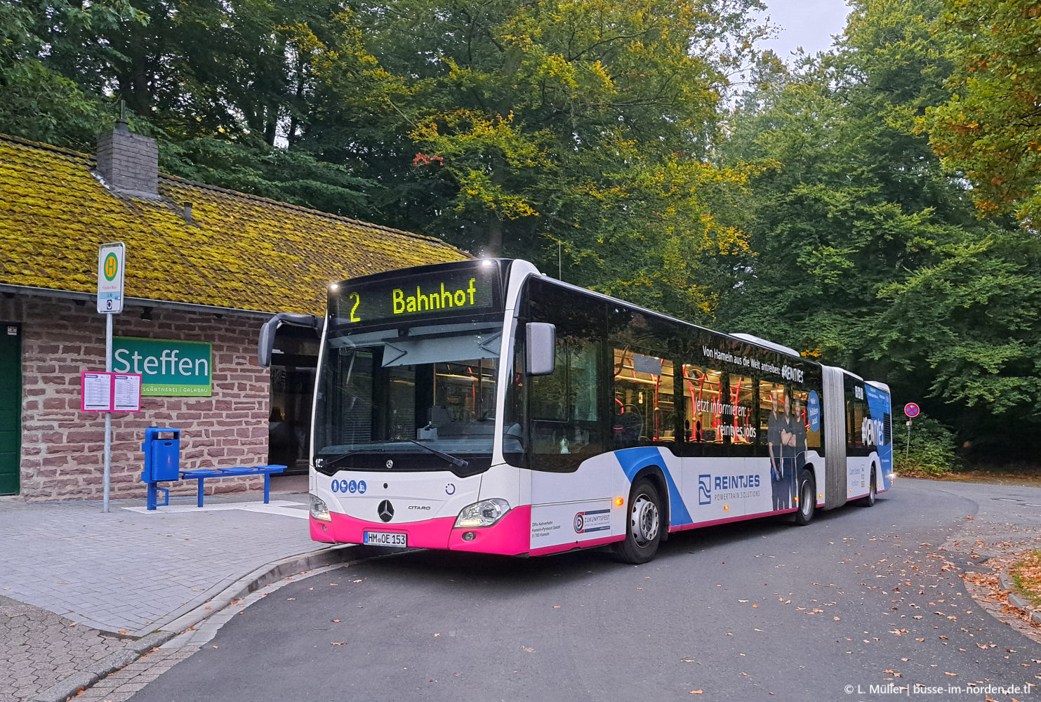 Нижняя Саксония, Mercedes-Benz Citaro C2 G № 153