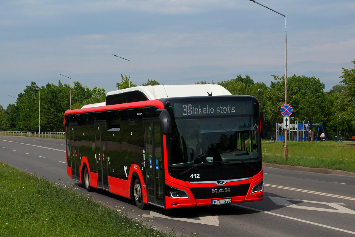 Литва, MAN 12C Lion's City 12 G NL280 EfficientHybrid № 412