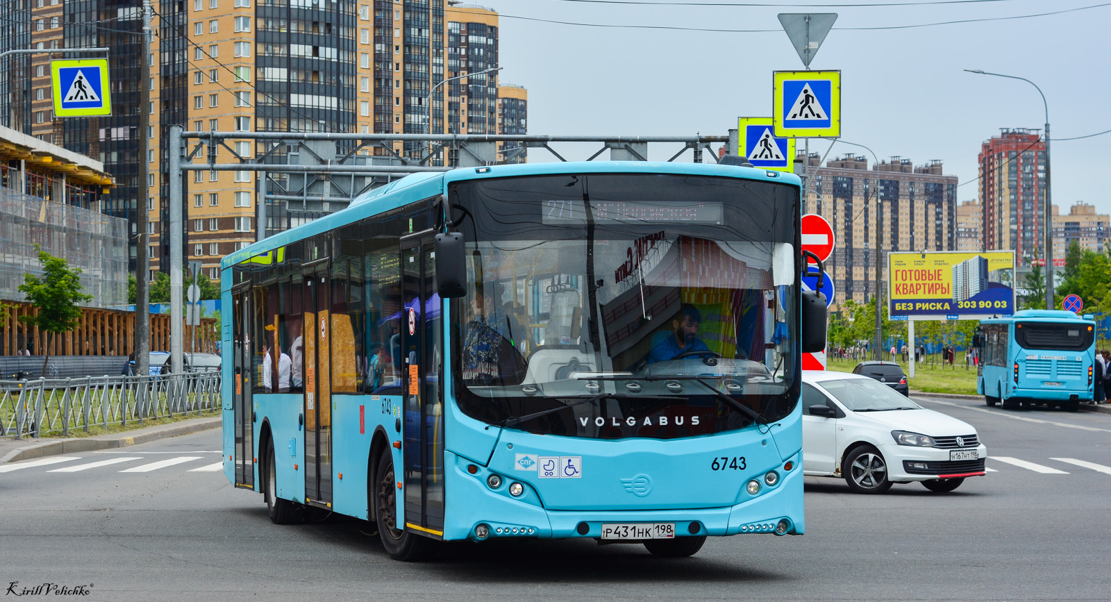 Санкт-Петербург, Volgabus-5270.G4 (LNG) № 6743